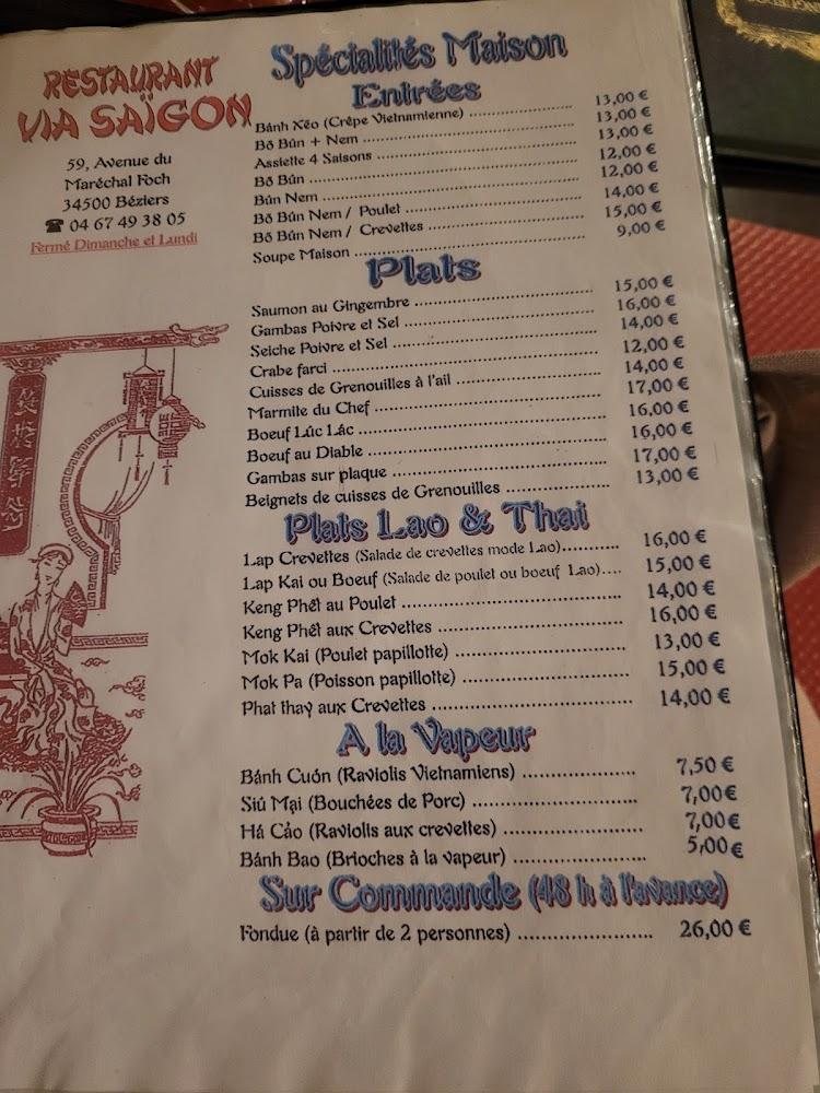 Via Saigon - Menu Image 3